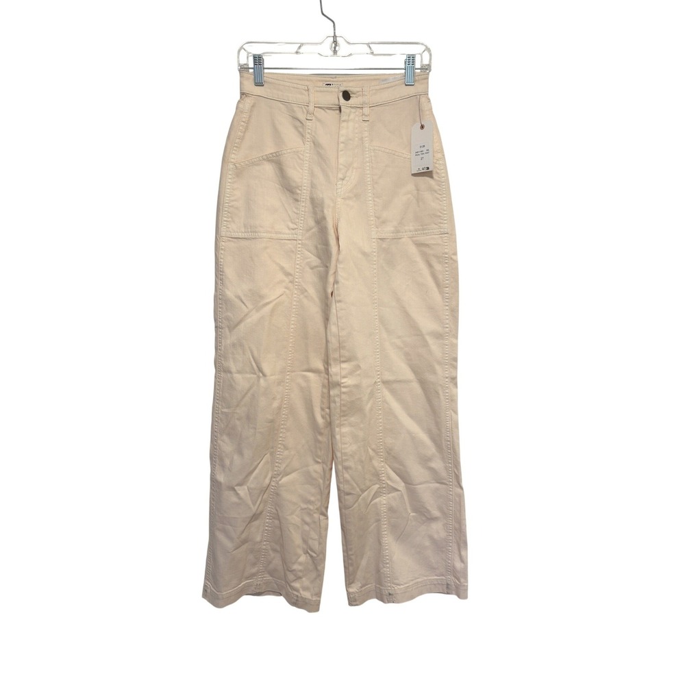 NWT Billabong Rival Twill Pants Tan Wide Leg High Rise Sz‎ 27